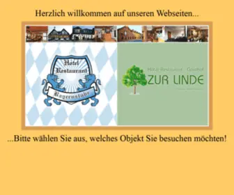 Bayernstube.de(Hotel Restaurant Bayernstube & Hotel Restaurant zur Linde) Screenshot