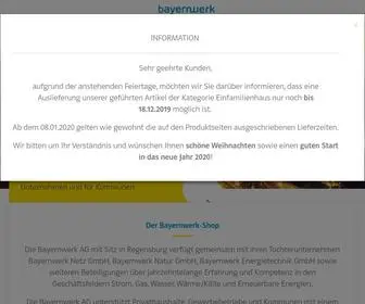 Bayernwerk-Shop.de(Bayernwerk Shop) Screenshot