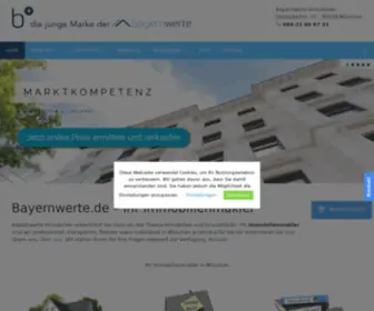 Bayernwerte.de(Bayernwerte Immobilien) Screenshot