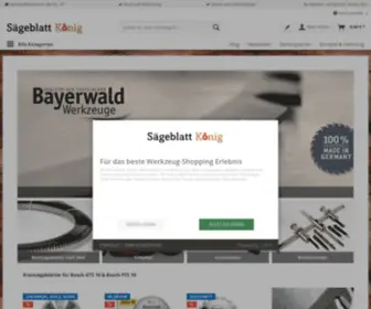 Bayerwald-Saegeblatt.de(Sägeblätter vom Fachhändler) Screenshot