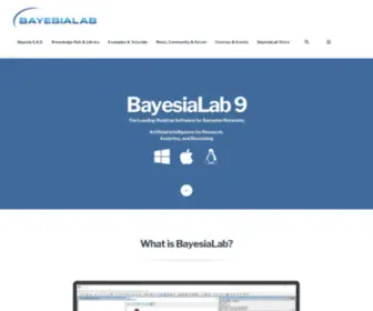 Bayesialab.com(Bayesia Home) Screenshot