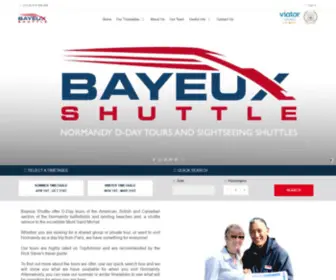 Bayeuxshuttle.com(Normandy D) Screenshot