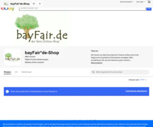 Bayfair.de(EBay Shops) Screenshot