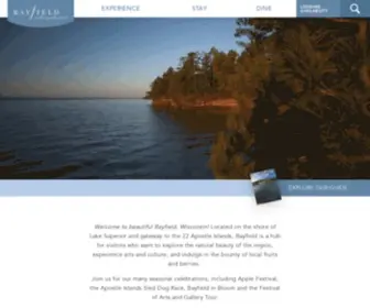 Bayfield.org(Bayfield Chamber of Commerce and The Apostle Islands) Screenshot