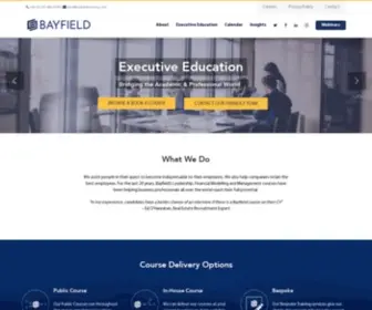 Bayfieldtraining.com(Real Estate Training & Executive Property Investment Courses) Screenshot