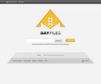 Bayfiles.org(Bayfiles) Screenshot
