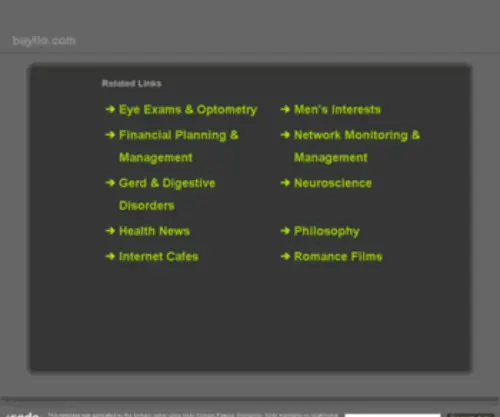 Bayflo.com(Forsale Lander) Screenshot