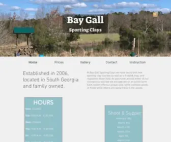 Baygallsportingclays.com(Bay Gall) Screenshot