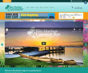 Bayharborkeylargo.com(Bay Harbor & Coconut Bay Resort Key Largo) Screenshot