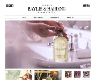 Bayhar.com(Baylis & Harding) Screenshot