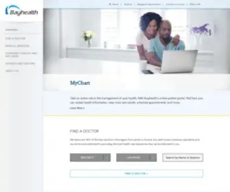 Bayhealth.org(Home) Screenshot