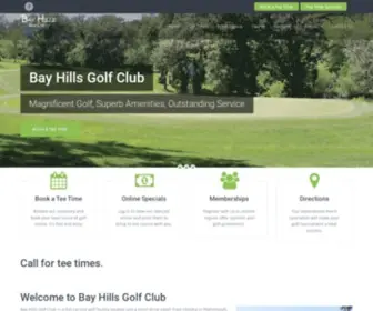 Bayhillsgolfclub.com(Bay Hills Golf Club) Screenshot