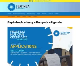 Bayimba-Academy.org(Bayimba Academy) Screenshot