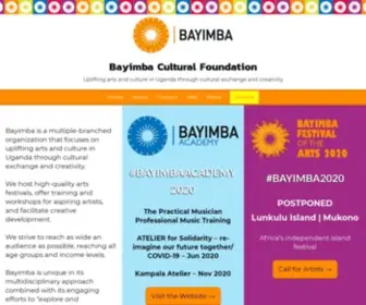 Bayimba.org(Bayimba is a multiple) Screenshot