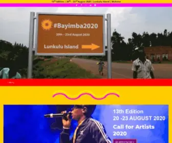 Bayimbafestival.com(Bayimba International Festival of the Arts 2021 Limited edition) Screenshot