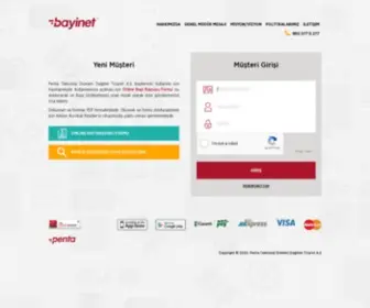 Bayinet.com.tr(MüÅteri GiriÅi) Screenshot