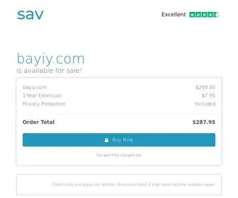 Bayiy.com(The premium domain name) Screenshot