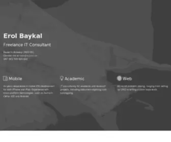 Baykal.be(Erol Baykal) Screenshot