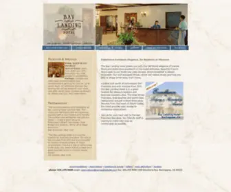 Baylandinghotel.com(Bay Landing Hotel) Screenshot