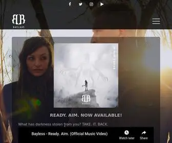 Baylessband.com(Bringing Hope Through Music) Screenshot