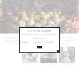 Bayley-Sage.co.uk(West London Delis) Screenshot