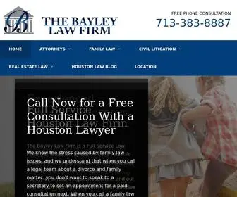 Bayleylawhouston.com(Houston Divorce Lawyer) Screenshot