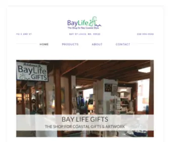 Baylifegifts.com(Bay Life) Screenshot