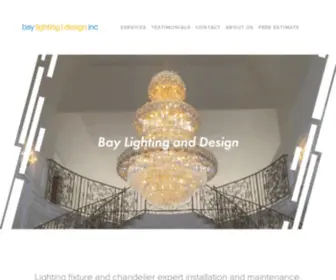 Baylightinc.com(Bay Lighting and Design) Screenshot