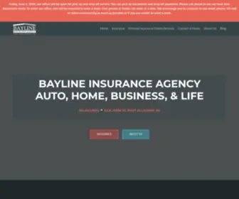 Baylineins.com(Bayline Insurance) Screenshot