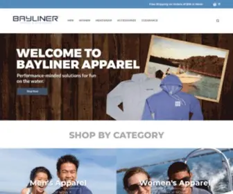 Baylinerapparel.com(Bayliner Apparel) Screenshot