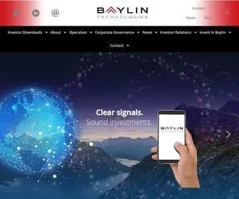 Baylintech.com(Baylin Technologies Inc) Screenshot