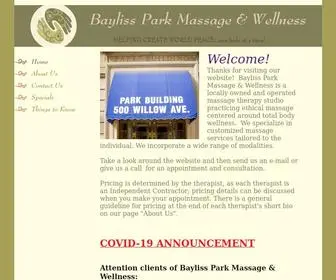 Baylissparkmassagetherapy.com(Bayliss Park Massage & Wellness) Screenshot