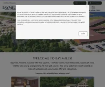 Baymillscasinos.com Screenshot