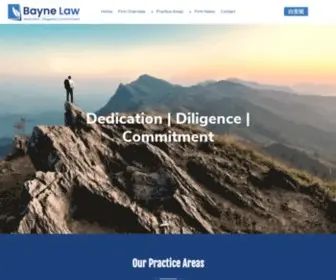 Baynelaw.com(Business Counsel for the Global Marketplace ®) Screenshot