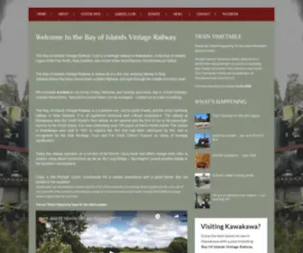 Bayofislandsvintagerailway.org.nz(Bay of Islands Vintage Railway) Screenshot