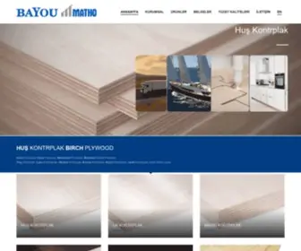 Bayou.com.tr(Plywood Kontrplak Uzmanı) Screenshot