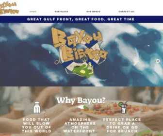 Bayoubistroandtiki.com(Bistro) Screenshot