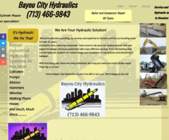 Bayoucityhydraulics.com(Hydraulic Components Services) Screenshot