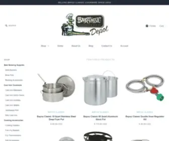 BayouclassiCDepot.com(Bayou Classic Depot has sold Bayou Classic cooking equipment since 2003. Talk to a Louisiana native) Screenshot