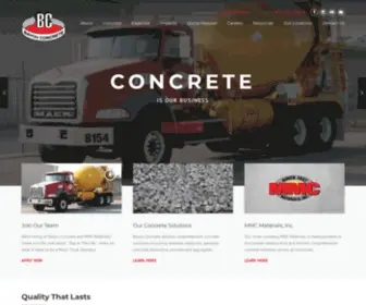 Bayouconcretellc.com(Bayou Concrete) Screenshot