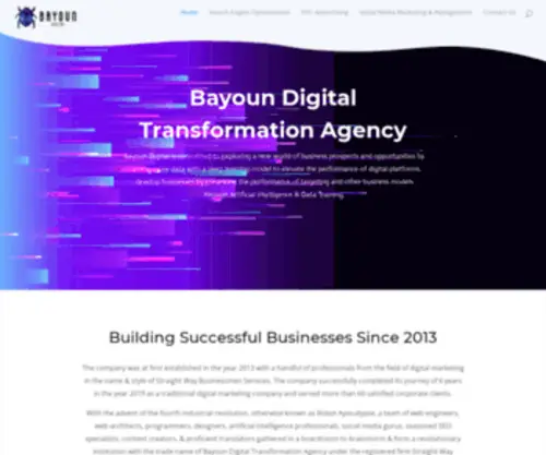 Bayoundigital.com(Bayoun Digital Transformation Agency) Screenshot