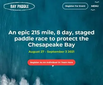 Baypaddle.org(Bay Paddle 2021) Screenshot