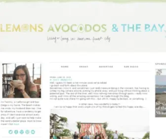 Bayparkdream.com(Lemons, Avocados, and the Bay) Screenshot