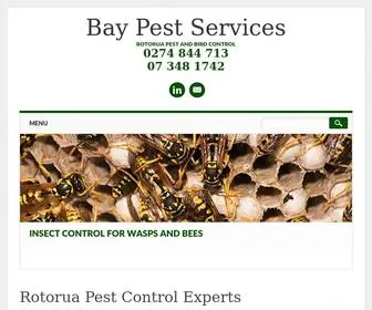 Baypestservices.co.nz(Pest Control Experts) Screenshot