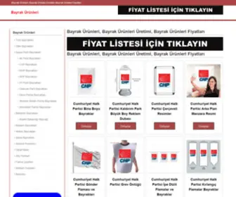 Bayrakurunleri.com(Bayrak Ürünleri) Screenshot