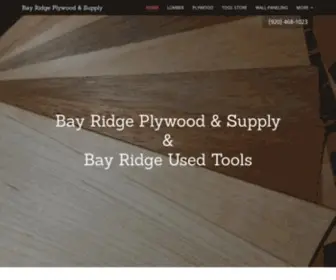 Bayridgebuilding.com(Bay Ridge Plywood & Supply) Screenshot