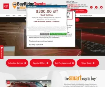 Bayridgetoyota.com Screenshot
