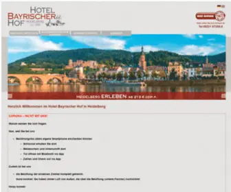 Bayrischer-Hof-Heidelberg.com(Hotel Bayrischer Hof in Heidelberg) Screenshot