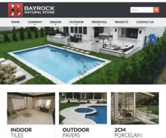 Bayrockstone.com(Bayrock natural stone) Screenshot