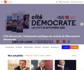 Bayrou.fr(Démocrate) Screenshot